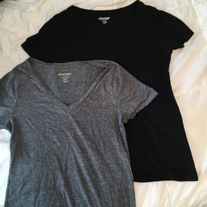 2-pack of soft vintage tees - V-neck
